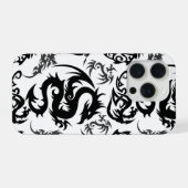 Dragons outline pattern 05.b.DOLP01 iPhone Hoesje (Achterkant horizontaal)