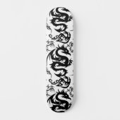 Dragons outline pattern 05.b.DOLP01 Persoonlijk Skateboard (Voorkant)
