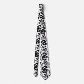 Dragons outline pattern 05.b.DOLP01 Stropdas (Achterkant)