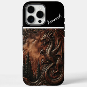 Dragon's Peak Leatherwork iPhone 16 Pro Max Hoesje