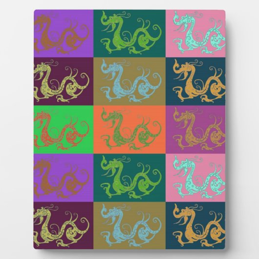 Dragons Plaque Fotoplaat (Voorkant)