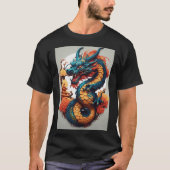 Dragon's Rainbow Lair: grillige T-shirt Design (Voorkant)