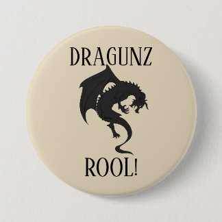 Dragons Rule! Ronde Button 7,6 Cm