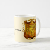 Dragons Shield  Familiewapen Achternaam  mok (Voorkant rechts)