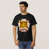 Dragons Shield  Family Crest Surname  t-shirt (Voorkant volledig)