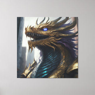 Dragon's Stare Canvas Afdruk