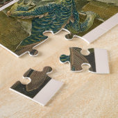 Dragons tekening, nieuwe kunst door Anton Seder Ji Legpuzzel (Zijkant)