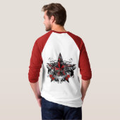 Dragons Tiger Skull Red Star T-shirt - Gepersonali (Achterkant volledig)