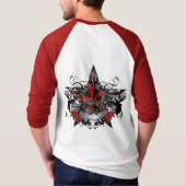 Dragons Tiger Skull Red Star T-shirt - Gepersonali (Achterkant)