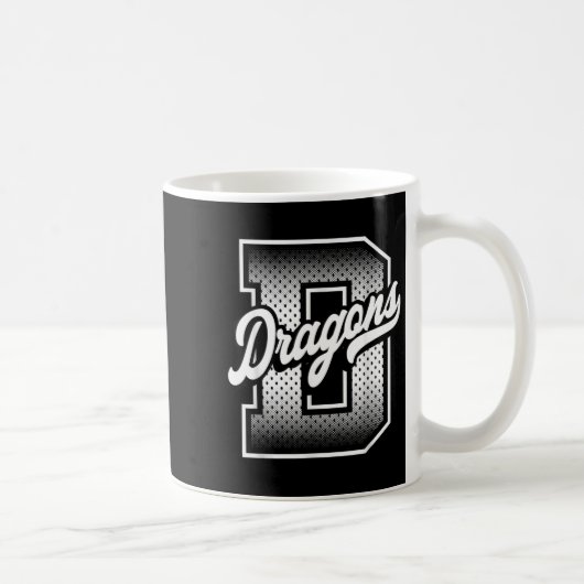 Dragons Voetbal - Dragons Honkbal - Dragons Koffiemok (Rechts)