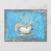 Dragons voor de theebeker: Peppermint Briefkaart (Voorkant)