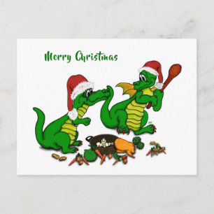 Dragons - Vrolijk kerstfeest! - Vandaag ga ik Ho k Feestdagenkaart