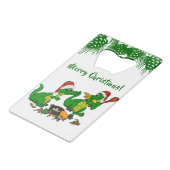 Dragons - Vrolijk kerstfeest! - Vandaag ga ik koke Creditkaart Flessenopener (Voorkant Gekanteld)