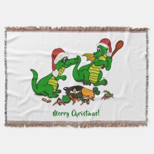 Dragons - Vrolijk kerstfeest! - Vandaag ga ik koke Deken (Voorkant)