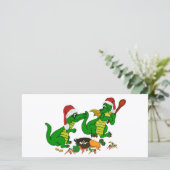 Dragons - Vrolijk kerstfeest! - Vandaag ga ik koke Feestdagenkaart (Staand voorkant)