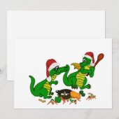 Dragons - Vrolijk kerstfeest! - Vandaag ga ik koke Feestdagenkaart (Voorkant / Achterkant)