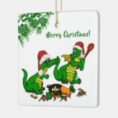 Dragons - Vrolijk kerstfeest! - Vandaag ga ik koke Keramisch Ornament (Links)