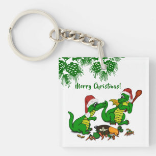 Dragons - Vrolijk kerstfeest! - Vandaag ga ik koke Sleutelhanger