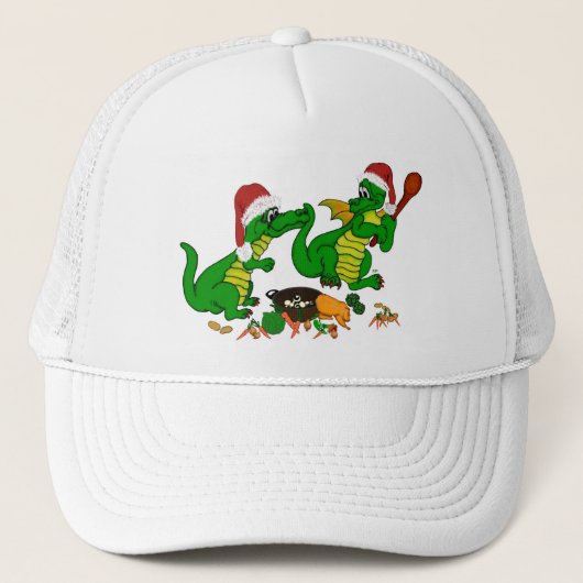 Dragons - Vrolijk kerstfeest! - Vandaag ga ik koke Trucker Pet (Voorkant)