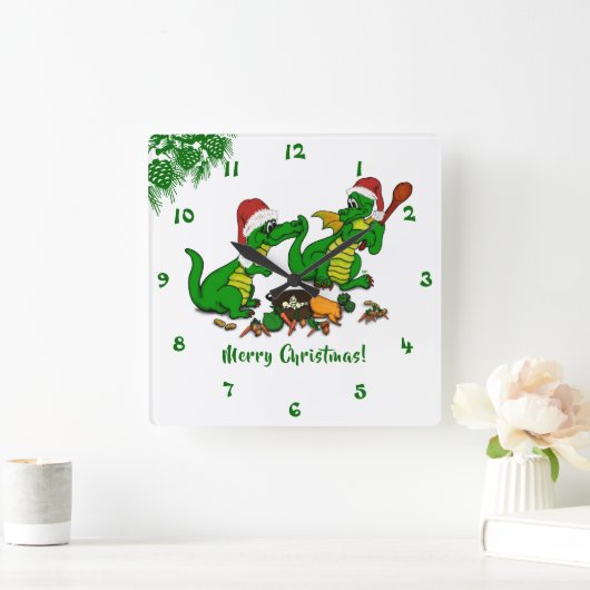 Dragons - Vrolijk kerstfeest! - Vandaag ga ik koke Vierkante Klok (Huis)
