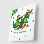 Dragons - Vrolijk kerstfeest! - Vandaag ga ik koke Vierkante Klok (Hoek)