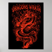Dragons Wrath Red Poster (Voorkant)