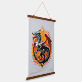 Dragon's Wrath: The Samurai Awakens / kunst Hangend Wandkleed (Gebogen)
