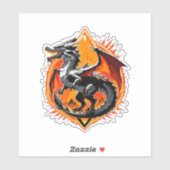 Dragon's Wrath: The Samurai Awakens /  kunst Sticker (Vel)