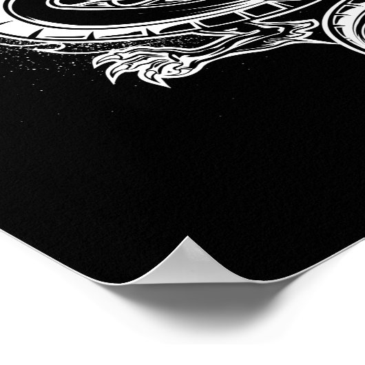 Dragons Wrath White Poster (Hoek)