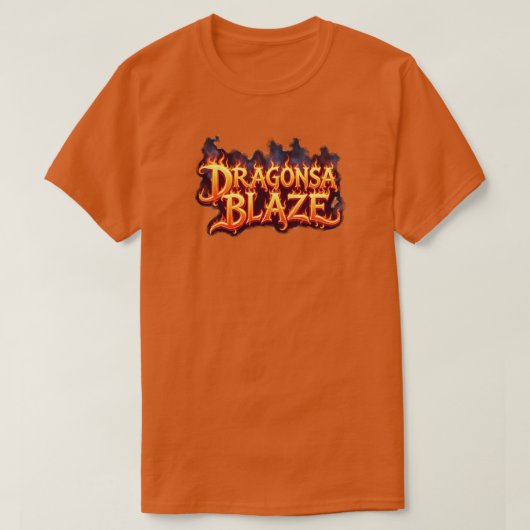 DRAGONSABLAZE T-SHIRT (Design voorkant)