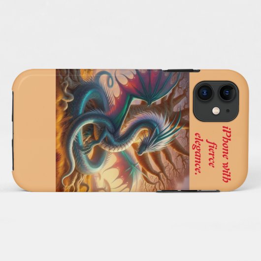 "DragonScale Armor: Verdedig uw apparaat in stijl" Case-Mate iPhone Case (Achterkant (horizontaal))
