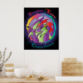 DragonsFlame-Poster Poster (Keuken)