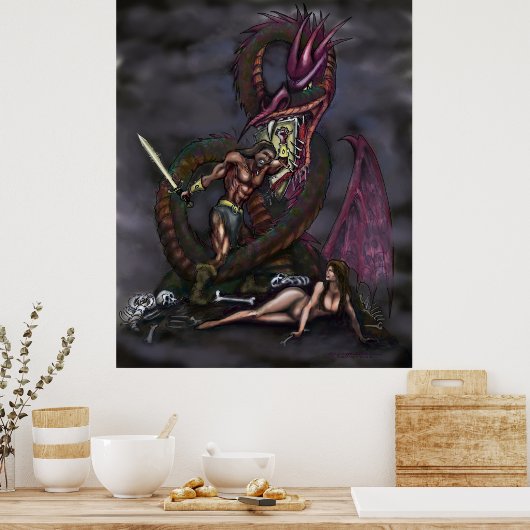 Dragonslayer Poster (Keuken)