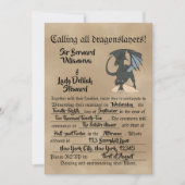 Dragonslayer Scroll Kaart (Voorkant)