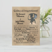 Dragonslayer Scroll Kaart (Staand voorkant)