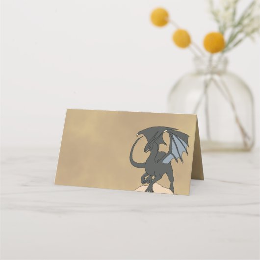 Dragonslayer Scroll Plaatskaartje (Achterkant)