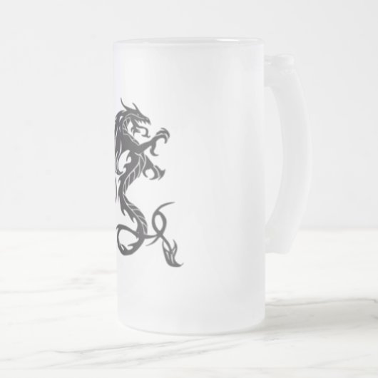 dragontribal matglas bierpul (Voorkant rechts)