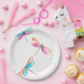 Dragonvliegen 2 papieren borden papieren bordje (Feest)