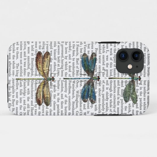 Dragonvliegen Afdrukken 2 Case-Mate iPhone Case (Achterkant (horizontaal))