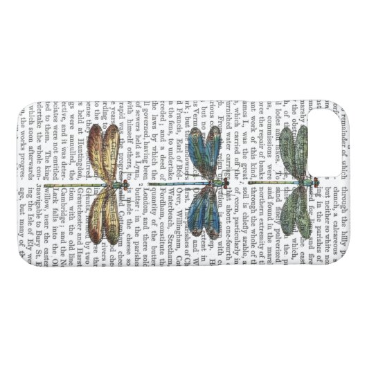 Dragonvliegen Afdrukken 2 Case-Mate iPhone Case (Achterkant (Horizontaal))