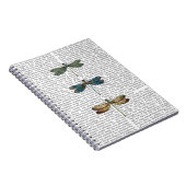 Dragonvliegen Afdrukken 2 Notitieboek (Rechterzijde)