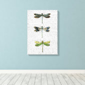 Dragonvliegen Afdrukken 3 (Insitu (Houten vloer))