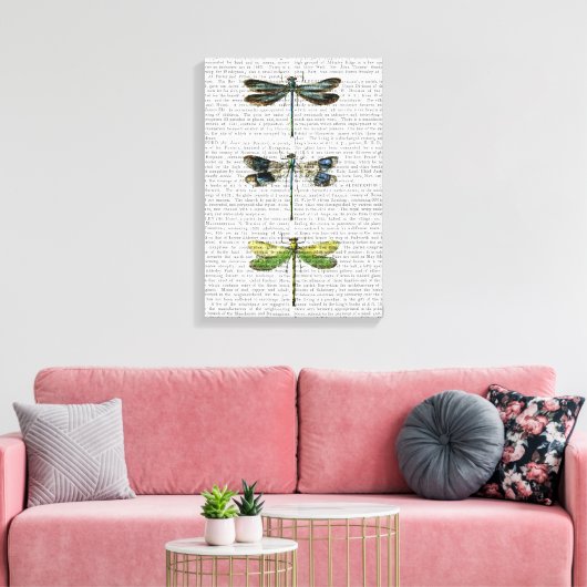 Dragonvliegen Afdrukken 3 (Insitu (Woonkamer))