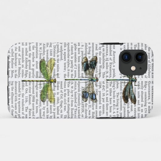 Dragonvliegen Afdrukken 3 Case-Mate iPhone Case (Achterkant (horizontaal))