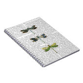 Dragonvliegen Afdrukken 3 Notitieboek (Rechterzijde)