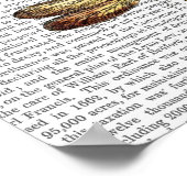 Dragonvliegen afdrukken poster (Hoek)