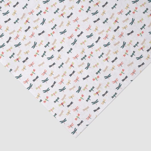 Dragonvliegen door Origami-Prints Tissuepapier (Detail)