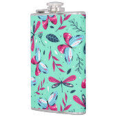 Dragonvliegen en Butterflies Heupfles (Links)