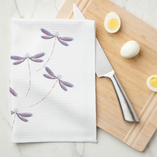 Dragonvliegen in de handdoek (Quarter Fold)