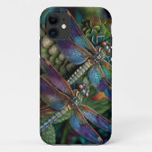 Dragonvliegen in een kleurrijke tuin Case-Mate iPhone case (Achterkant)